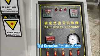 精密ダイカスト塩水噴霧チャンバー:​​ 耐食性・耐酸化性試験
